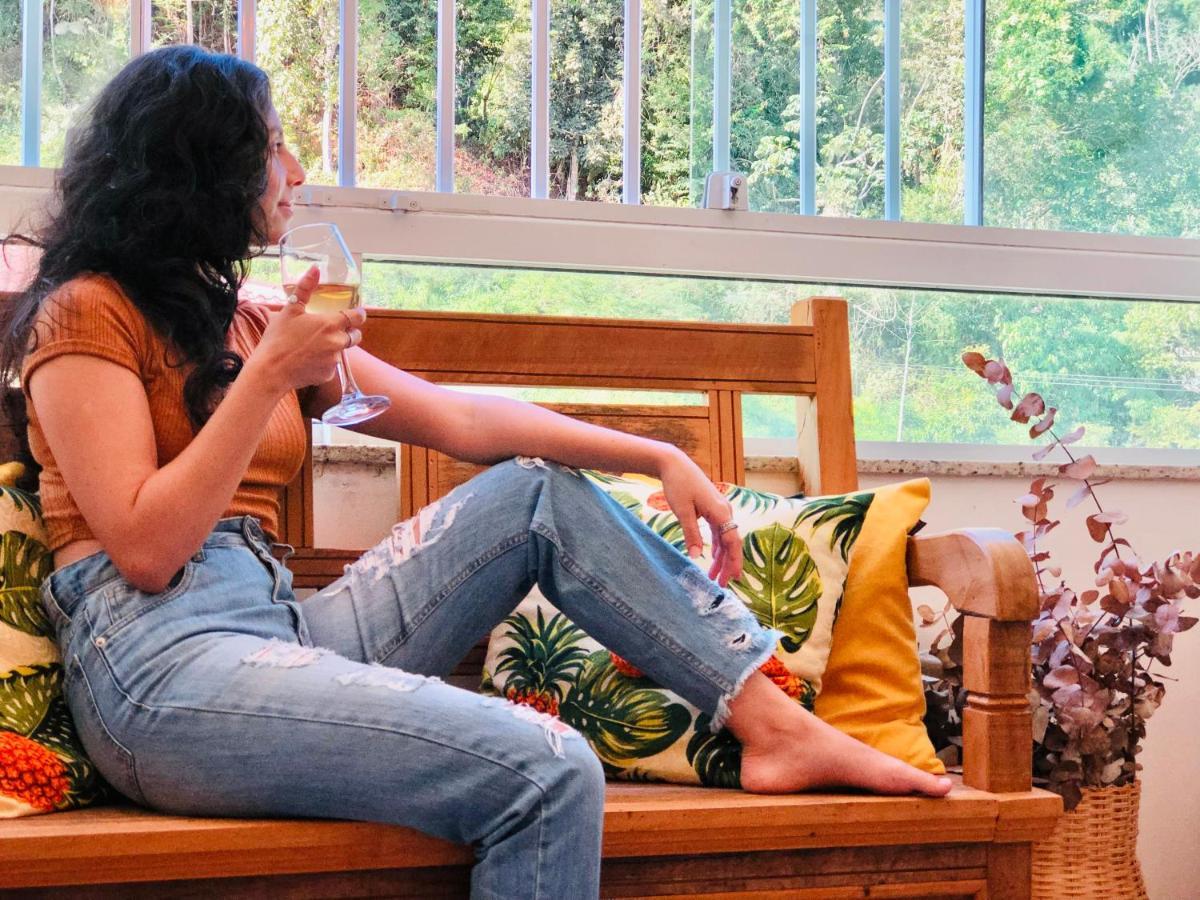 O Melhor De Domingos Martins Apartment Bagian luar foto